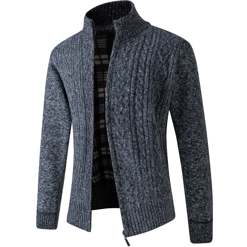 Hugo – Cárdigan Forrado de Invierno Hombre