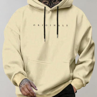 Mateo - Sudadera de hombre con capucha y estampado minimalista