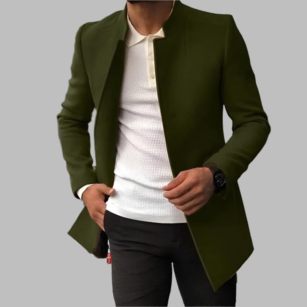 Alejandro – Blazer moderno sin solapas para hombre