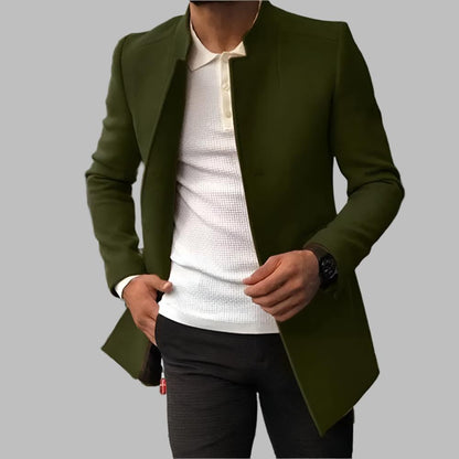 Alejandro – Blazer moderno sin solapas para hombre