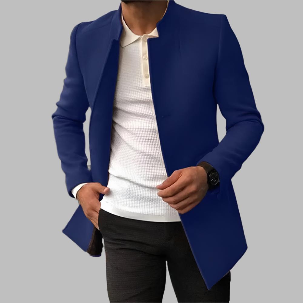 Alejandro – Blazer moderno sin solapas para hombre