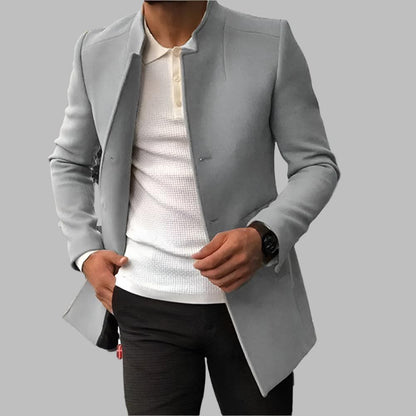 Alejandro – Blazer moderno sin solapas para hombre