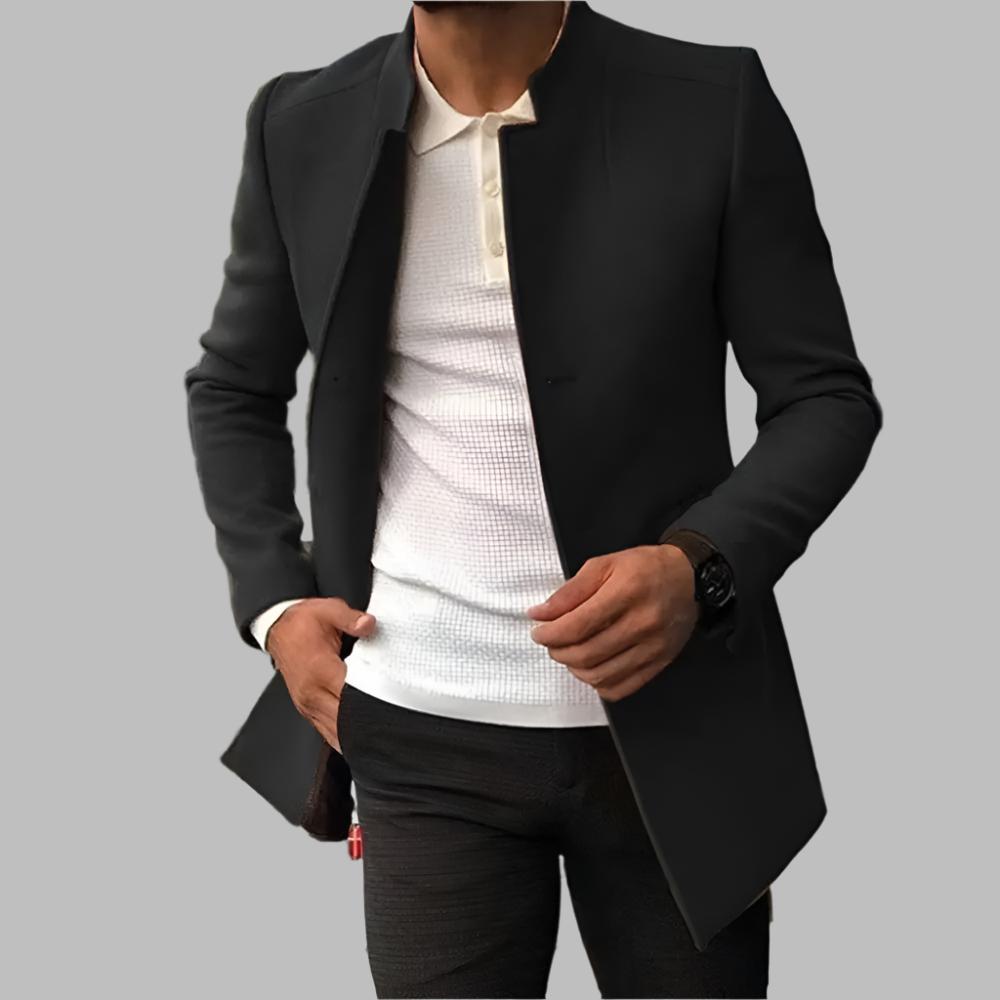 Alejandro – Blazer moderno sin solapas para hombre
