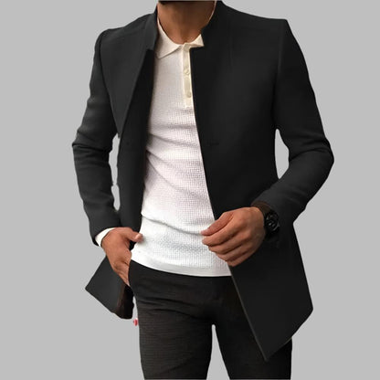 Alejandro – Blazer moderno sin solapas para hombre