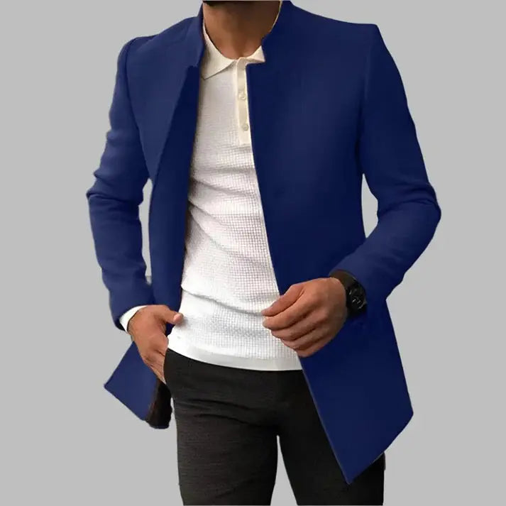 Alejandro – Blazer moderno sin solapas para hombre