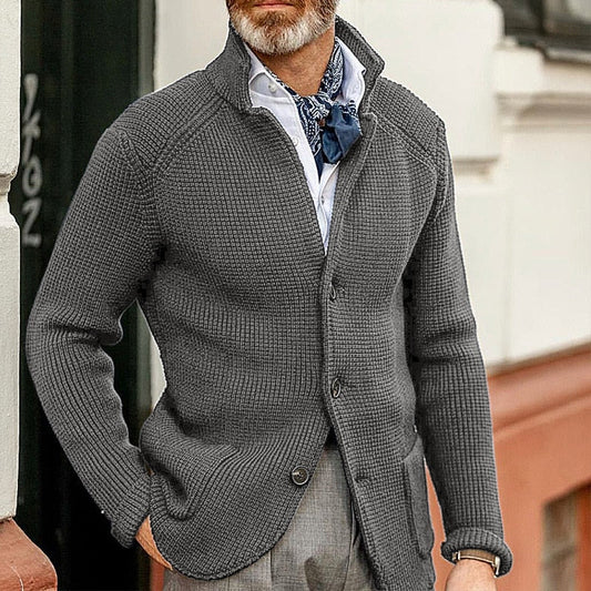 Héctor - Chaqueta de punto para hombre con botones