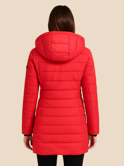 Valentina – Chaqueta acolchada de invierno con capucha para mujer