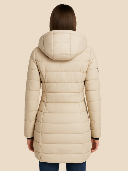 Valentina – Chaqueta acolchada de invierno con capucha para mujer