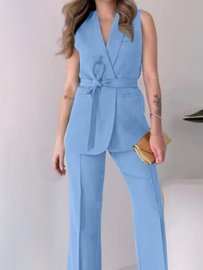 Vera – Conjunto elegante con chaleco y pantalón