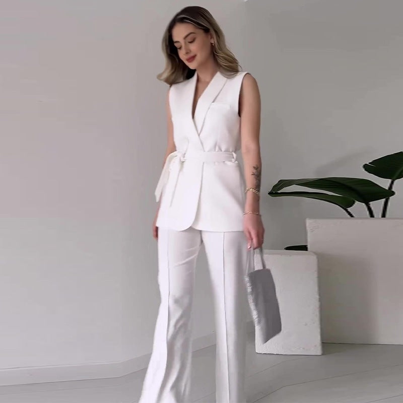 Vera – Conjunto elegante con chaleco y pantalón