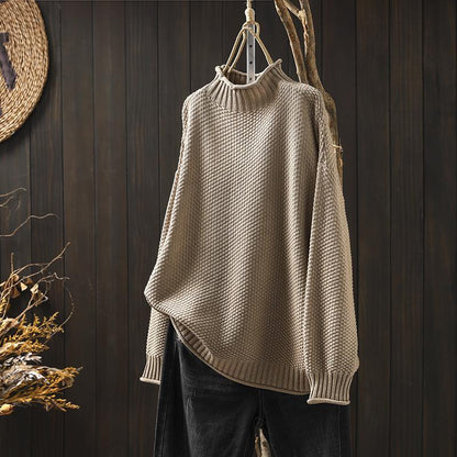 Mariana - Suéter de punto para mujer cuello alto