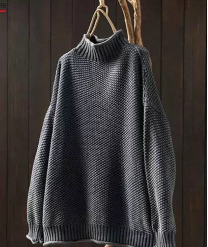 Mariana - Suéter de punto para mujer cuello alto