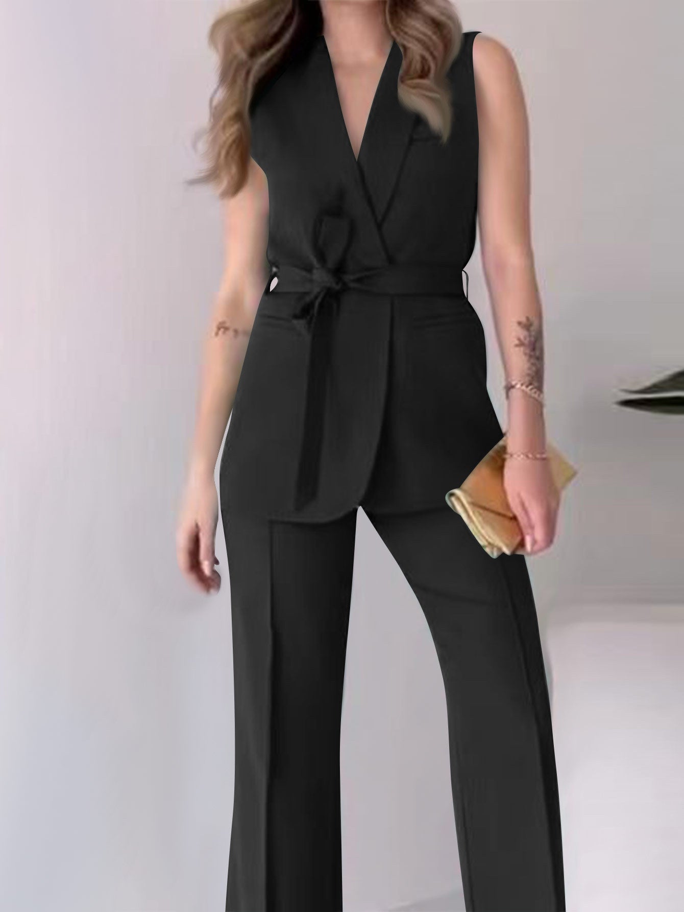 Vera – Conjunto elegante con chaleco y pantalón