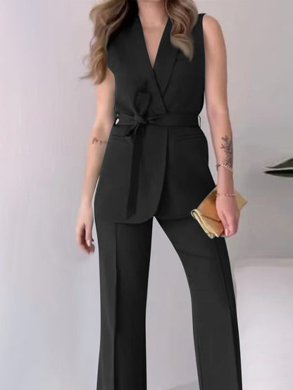 Vera – Conjunto elegante con chaleco y pantalón