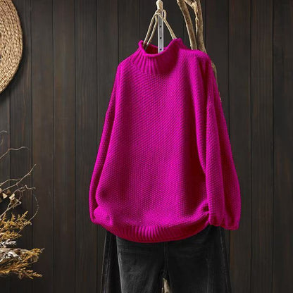 Mariana - Suéter de punto para mujer cuello alto