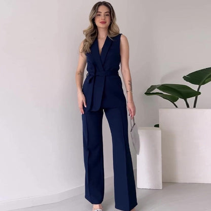 Vera – Conjunto elegante con chaleco y pantalón