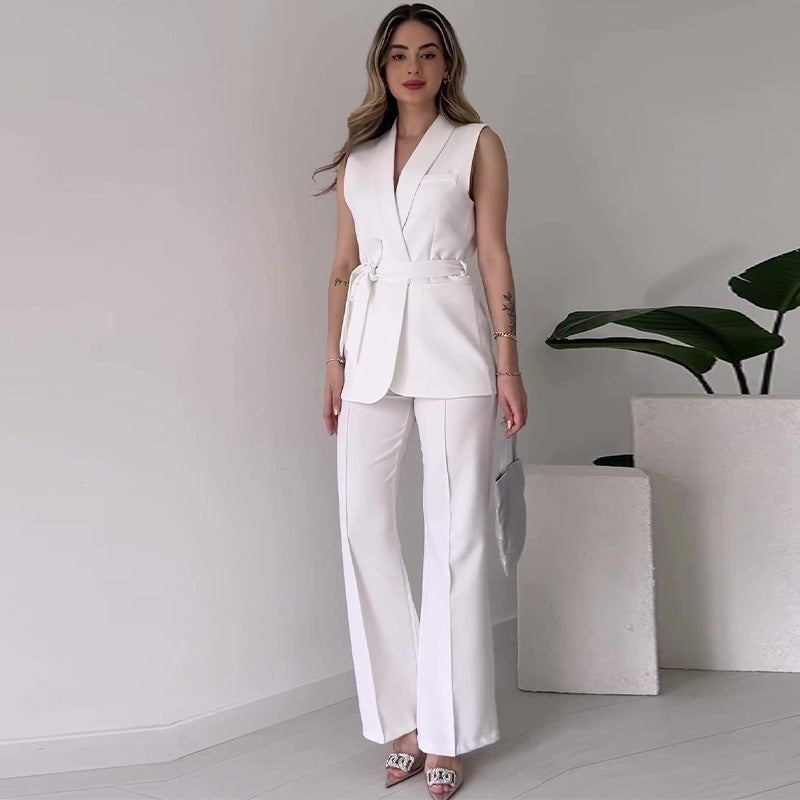 Vera – Conjunto elegante con chaleco y pantalón