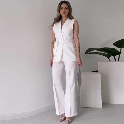 Vera – Conjunto elegante con chaleco y pantalón