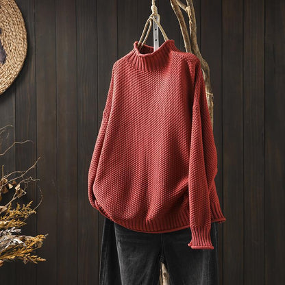 Mariana - Suéter de punto para mujer cuello alto