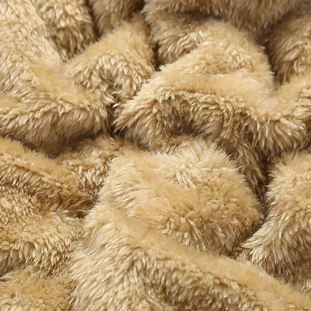 Alejandro – Parka acolchada con capucha de pelo sintético para hombre