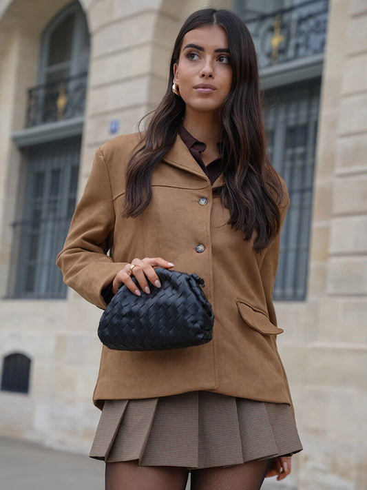 Marina - Chaqueta Mujer de Ante con Botones