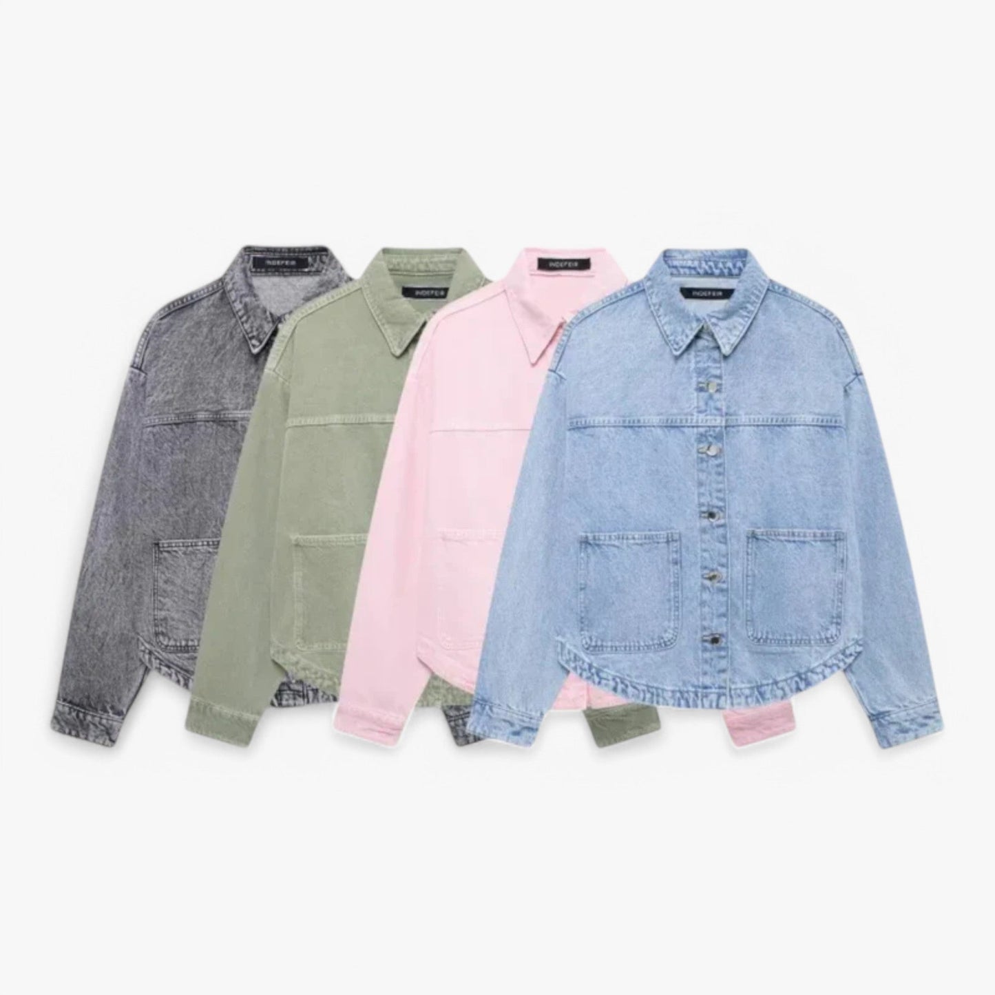 Isabel – Sobrecamisa de Algodón con Bolsillos Frontales para Mujer
