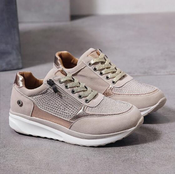 Lucía – Zapatillas Urbanas con Plataforma y Detalle Metálico para Mujer