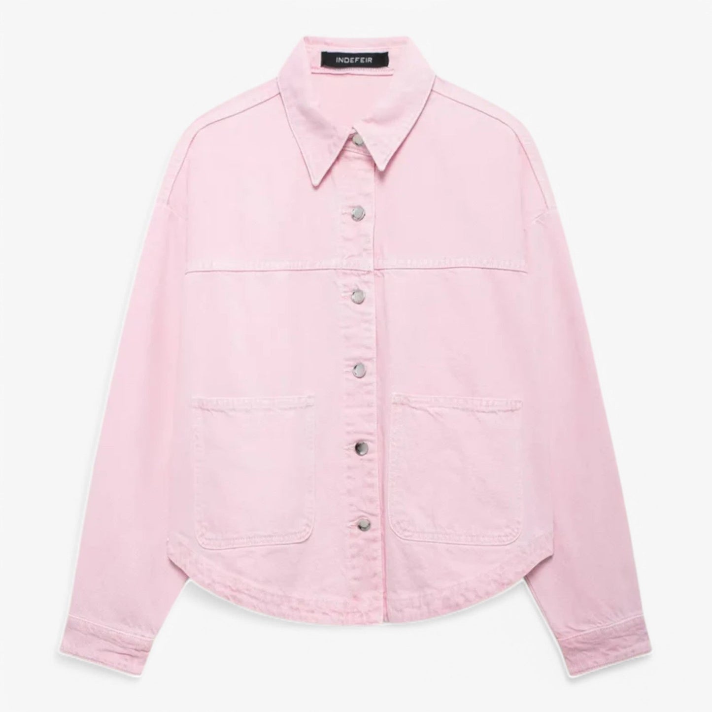 Isabel – Sobrecamisa de Algodón con Bolsillos Frontales para Mujer