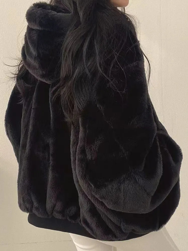 Lucia - Chaqueta acolchada con forro suave y capucha mujer