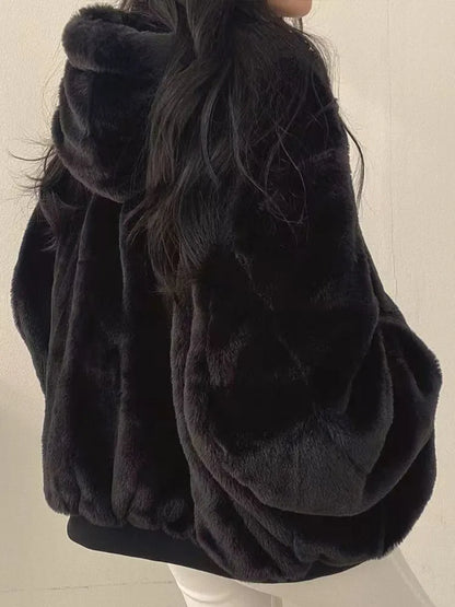 Lucia - Chaqueta acolchada con forro suave y capucha mujer