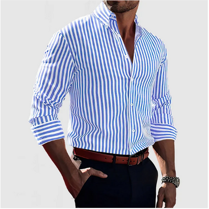 Tomás – Camisa de Rayas Slim Fit para Hombre