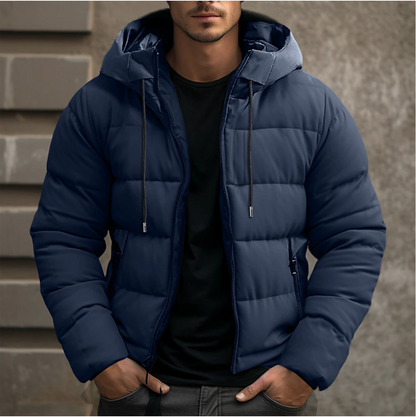 Moritz | Herren Winter-Steppjacke mit Kapuze - Elle Zürich