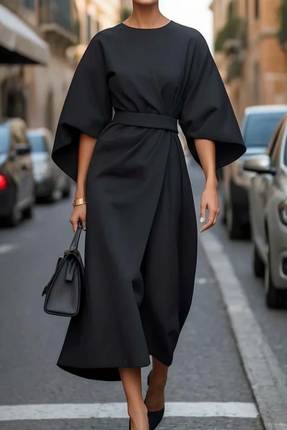 Valeria - Vestido midi de mujer con mangas amplias