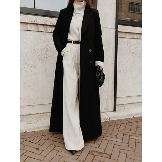 Camila – Abrigo Largo Femenino de Corte