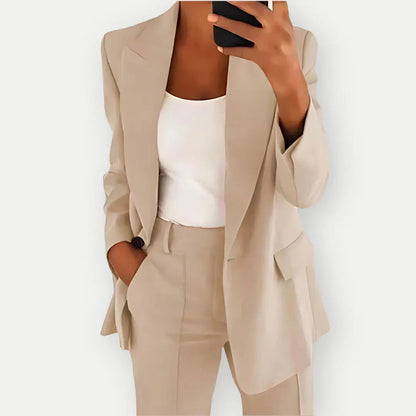 Claudia - Traje de mujer con blazer y pantalón de vestir