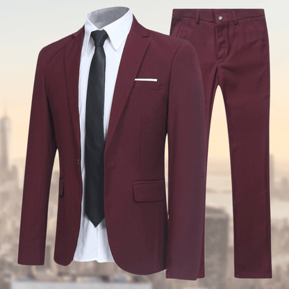 Álvaro – Traje clásico de dos piezas para hombre