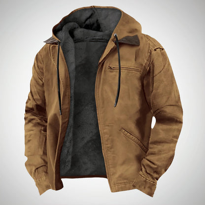 Héctor – Chaqueta de Hombre con Forro Interior y Capucha