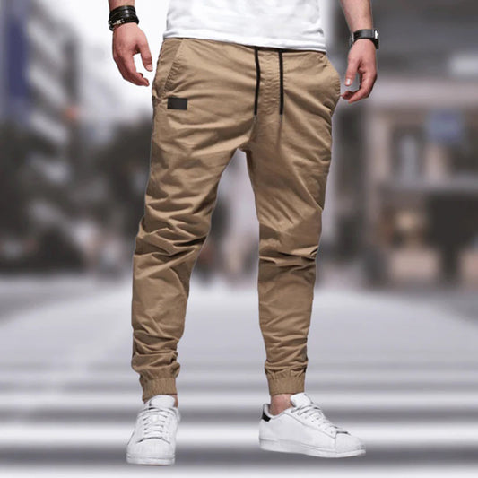 Daniel - Pantalón jogger de hombre casual con cordón ajustable