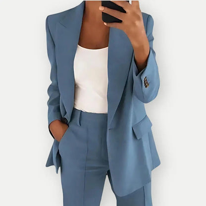 Claudia - Traje de mujer con blazer y pantalón de vestir