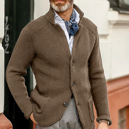 Héctor - Chaqueta de punto para hombre con botones