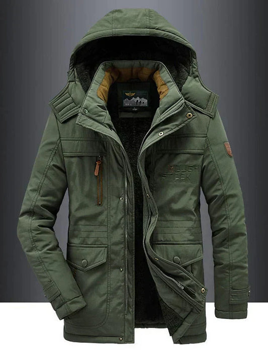Marek – Parka térmica impermeable con capucha para hombre