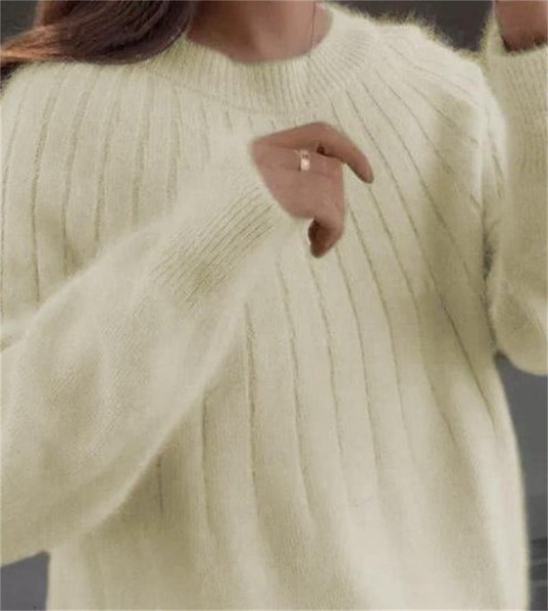 Clara – Suéter de punto de cashmere suave