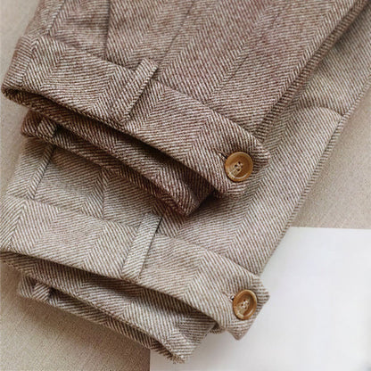 Marcos – Pantalones rectos de lana para hombre