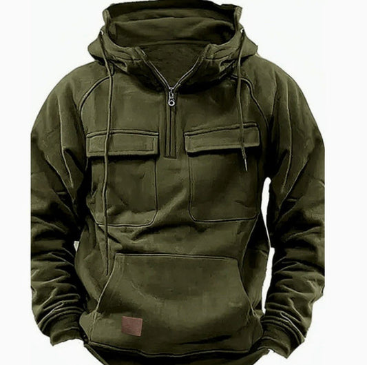 Leonardo - Sudadera de hombre con capucha