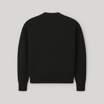 Amaria – Suéter de punto con detalle de corazón para mujer