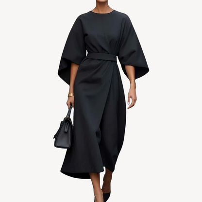 Aitana – Vestido midi con mangas amplias para mujer