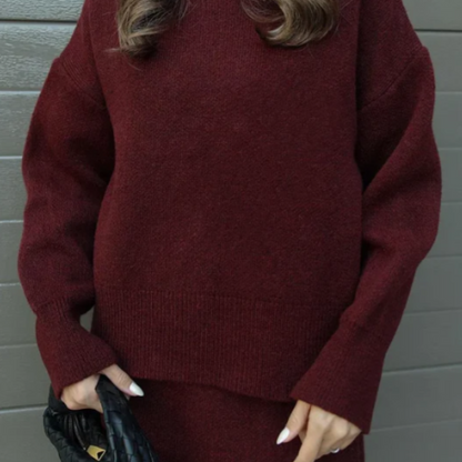 Carolina - Conjunto de mujer con jersey y falda