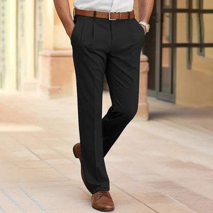 Alejandro - Pantalón de vestir para hombre recto