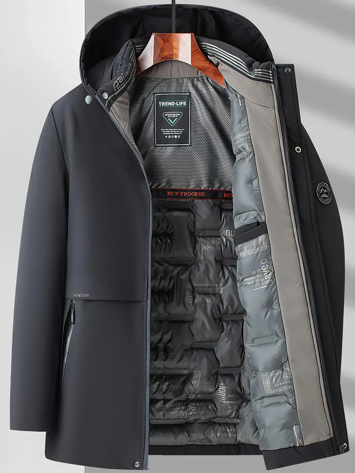 Daniel – Abrigo técnico impermeable para hombre