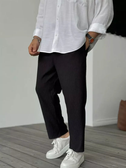 Diego - Pantalón plisado hombre casual